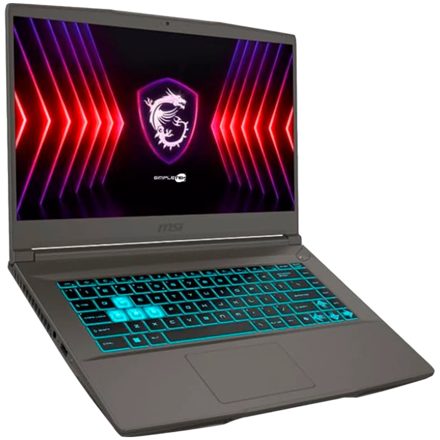 MSI Thin 15, 15", Intel Core i7 13620H 13th generation, Nvidia GeForce RTX 4050, 16 GB, Black / 512GB SSD