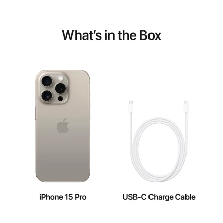 Apple iPhone 15 Pro eSIM 256 GB Natural Titanium