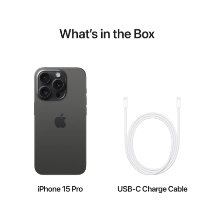 Apple iPhone 15 Pro 256 GB Black Titanium
