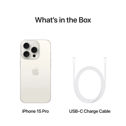 Apple iPhone 15 Pro 512 ГБ White Titanium