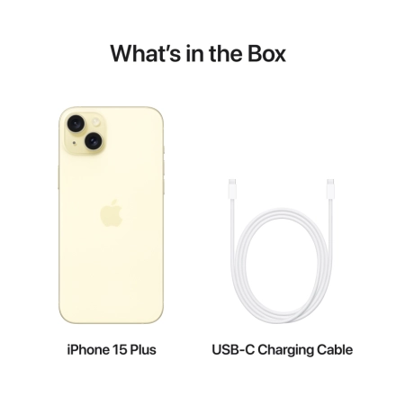 Apple iPhone 15 Plus 256 ГБ Желтый