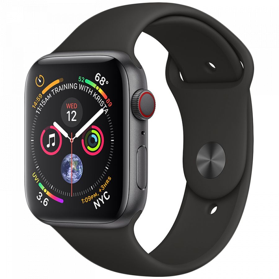 Купить Apple Watch Series 4 GPS, 40мм, Серый космос, Cпортивный Купить Apple Watch Series 4 GPS, 40мм, Серый космос, Cпортивный