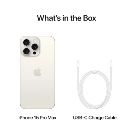 Apple iPhone 15 Pro Max 512 ГБ White Titanium