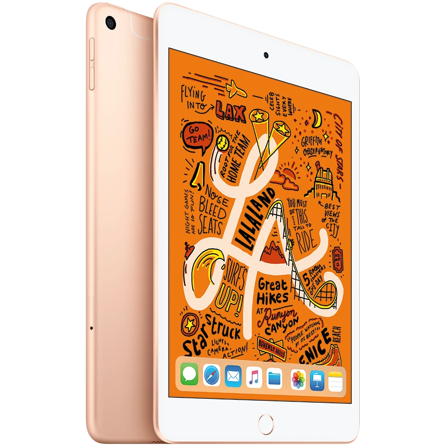 Купить iPad mini 5, 64 ГБ, Wi-Fi+4G, Золотой