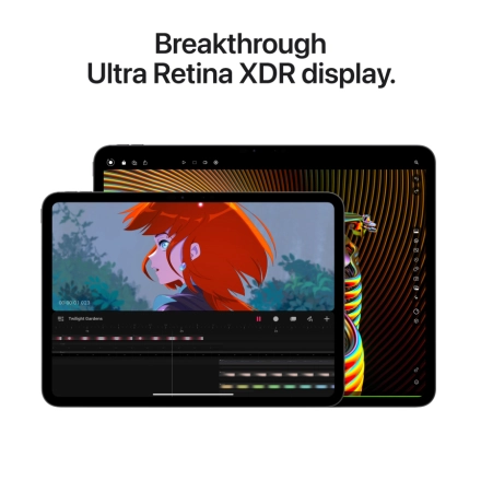 iPad Pro 11 (M4), 256 ГБ, Wi-Fi, Стандартная, Серебристый