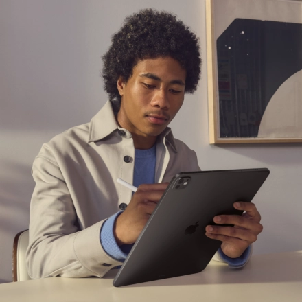 iPad Pro 11 (M4), 256 ГБ, Wi-Fi, Стандартная, Серебристый