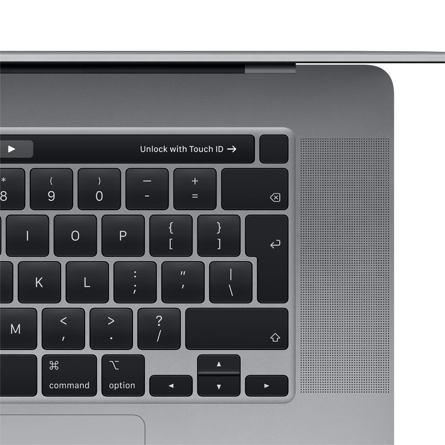 MacBook Pro 16" с Touch Bar Intel Core i7, 16 ГБ, 512 ГБ, Серый космос