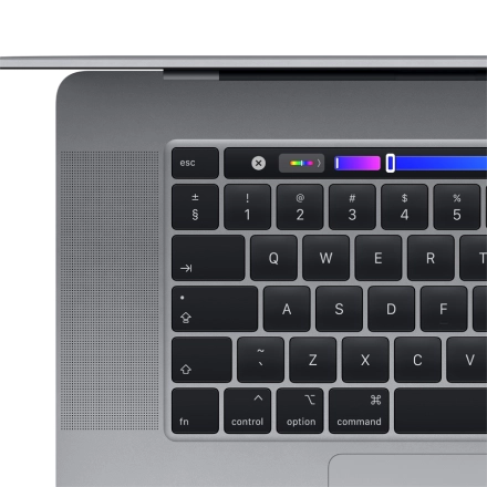 MacBook Pro 16" с Touch Bar Intel Core i7, 16 ГБ, 512 ГБ, Серый космос