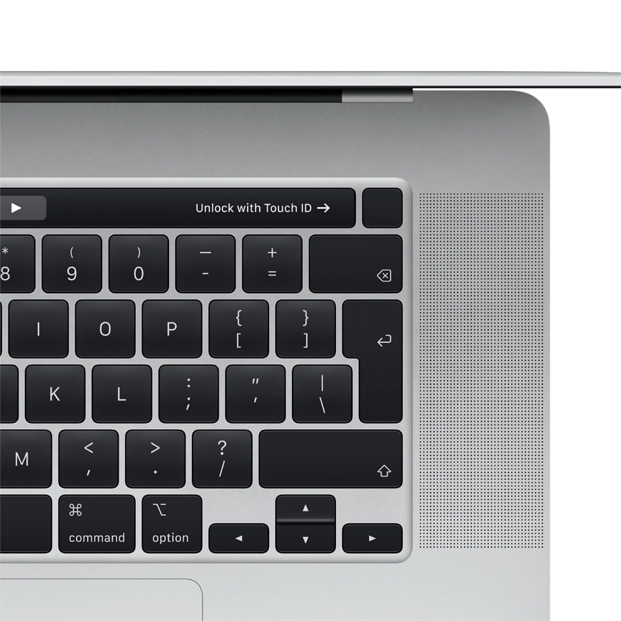 MacBook Pro 16" с Touch Bar Intel Core i9, 16 ГБ, 1 ТБ, Серебристый