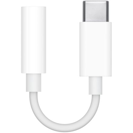 Apple Адаптер USB-C на разъем для наушников 3,5 мм, Белый