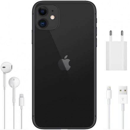 Купить Apple iPhone 11 256 ГБ Чёрный