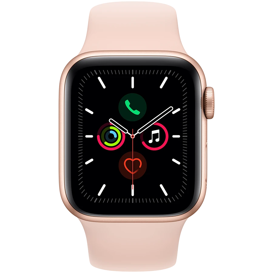 Apple Watch Series 5 GPS, 40mm, Gold, Pink Sand Sport Band