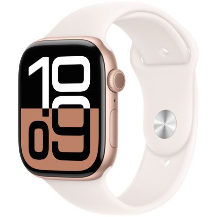 Apple Watch Series 10 GPS, 42мм, Розовое золото, Light Blush Sport Band, M/L