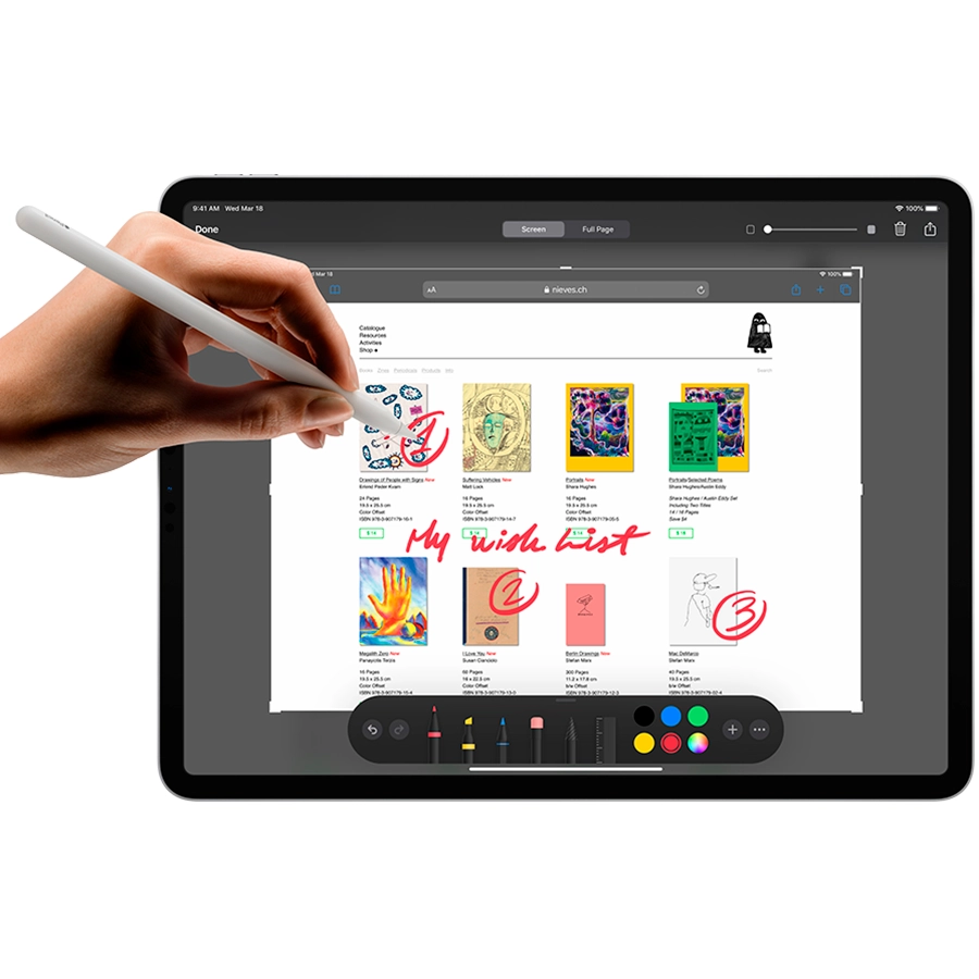 iPad Pro 11 (2nd Gen), 256 ГБ, Wi-Fi, Серебристый