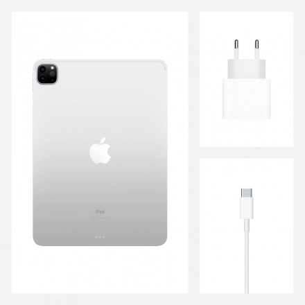 iPad Pro 11 (2nd Gen), 256 ГБ, Wi-Fi, Серебристый