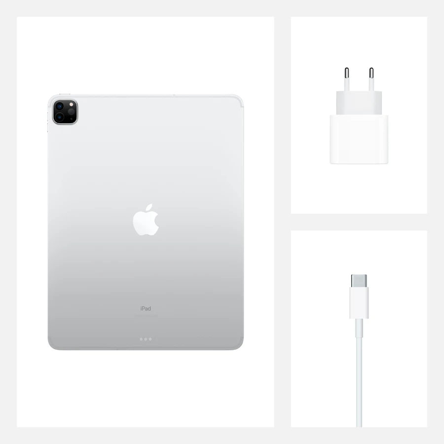 iPad Pro 12.9 (4th Gen), 512 GB, Wi-Fi+4G, Silver