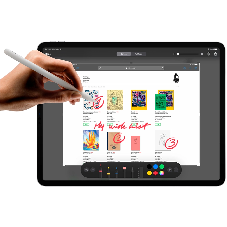 iPad Pro 12.9 (4th Gen), 128 ГБ, Wi-Fi, Серый космос