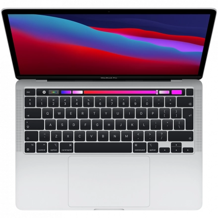 MacBook Pro 13" с Touch Bar Apple M1 (8C CPU/8C GPU), 8 ГБ, 256 ГБ, Серебристый