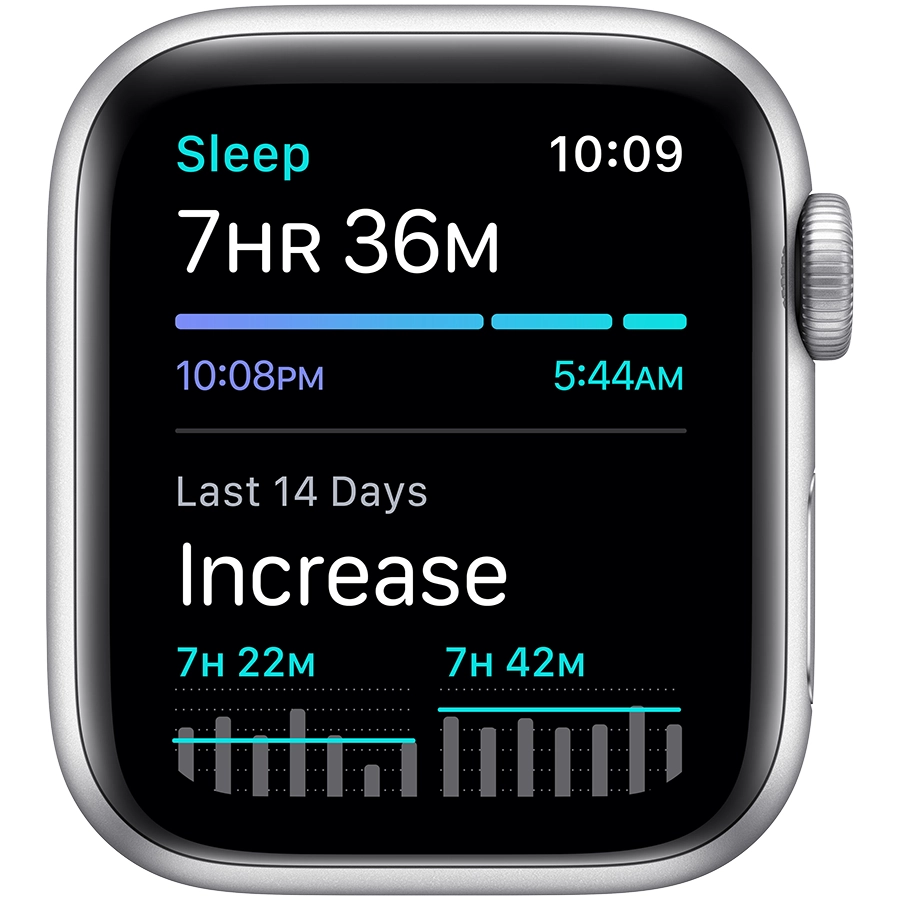 Apple Watch SE GPS, 40mm, Silver, White Sport Band