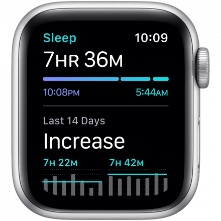 Apple Watch SE GPS, 40mm, Silver, White Sport Band