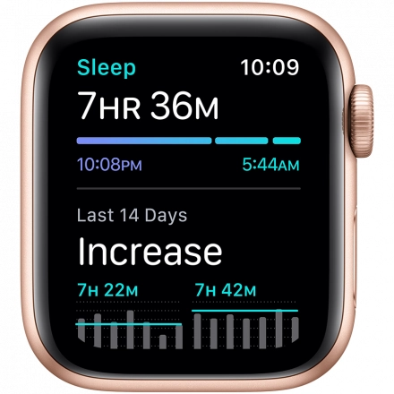 Apple Watch SE GPS, 40мм, Золотой, Cпортивный ремешок цвета «розовый песок»