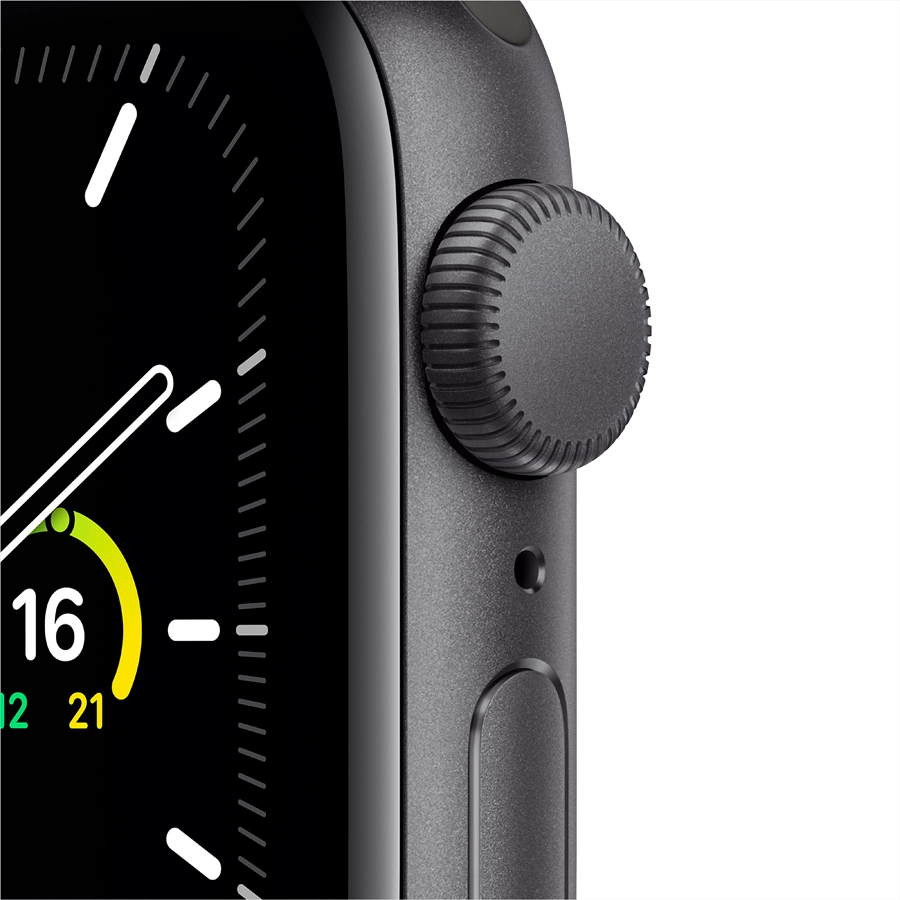 Купить Apple Watch SE GPS, 40мм, Серый космос, Cпортивный ремешок