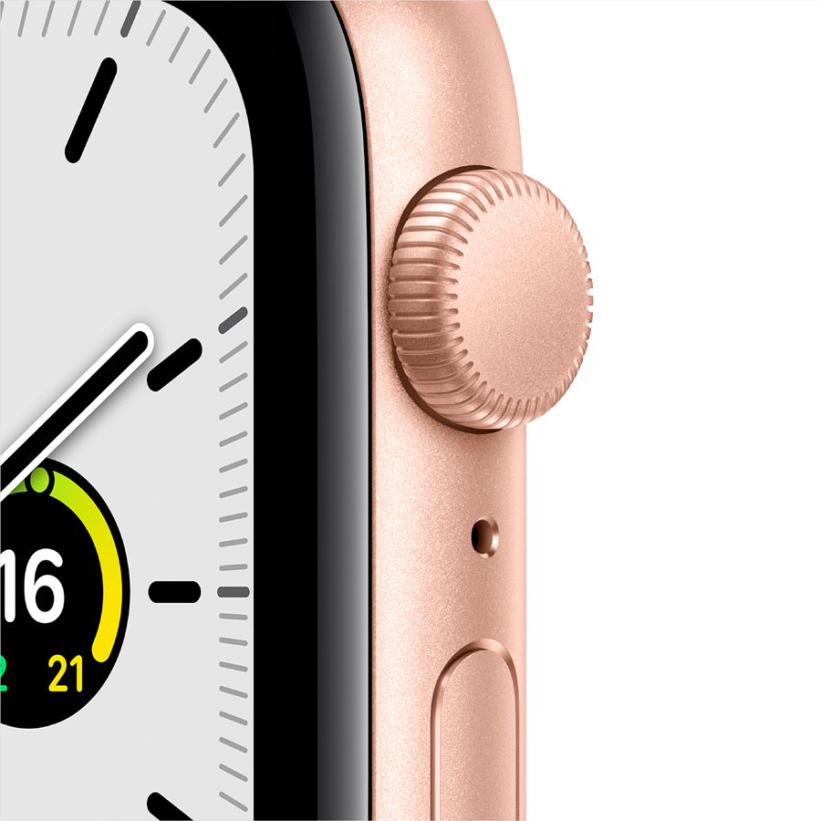 Смарт часы Apple Watch SE GPS, 44mm, Gold, Pink Sand Sport Band Б\У