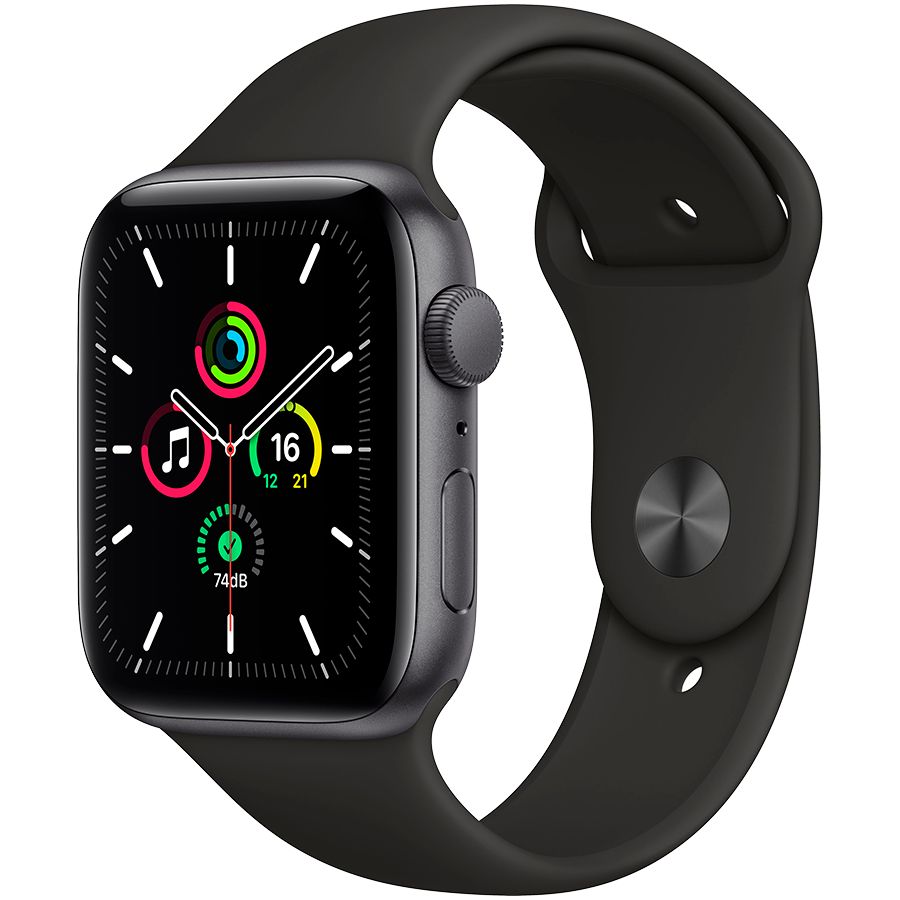 その他 Apple Watch se Купити Apple Watch SE GPS, 44mm, Space Gray, Спортивний ремінець