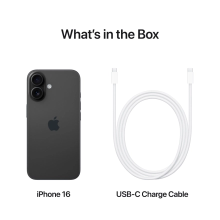 Apple iPhone 16 128 ГБ Чёрный