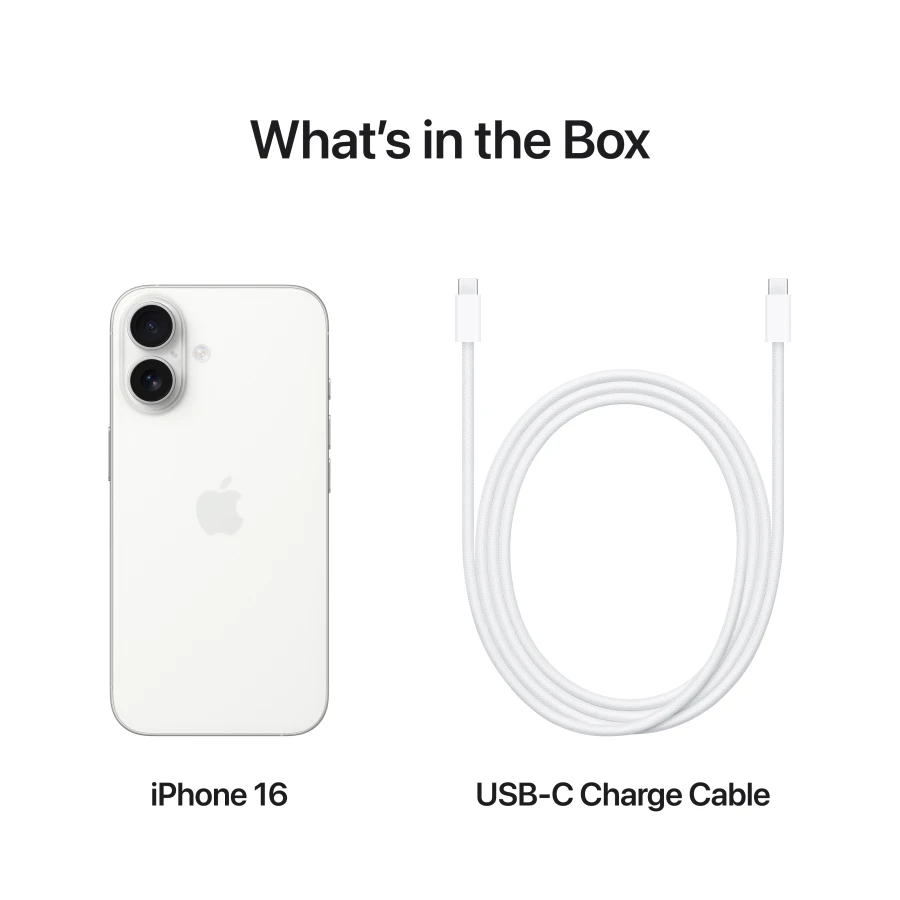 Apple iPhone 16 128 ГБ Белый