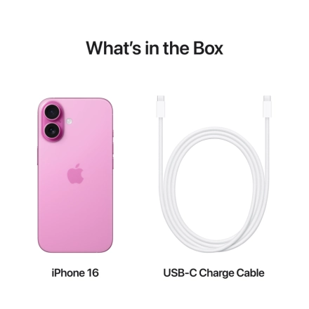 Apple iPhone 16 128 ГБ Розовый