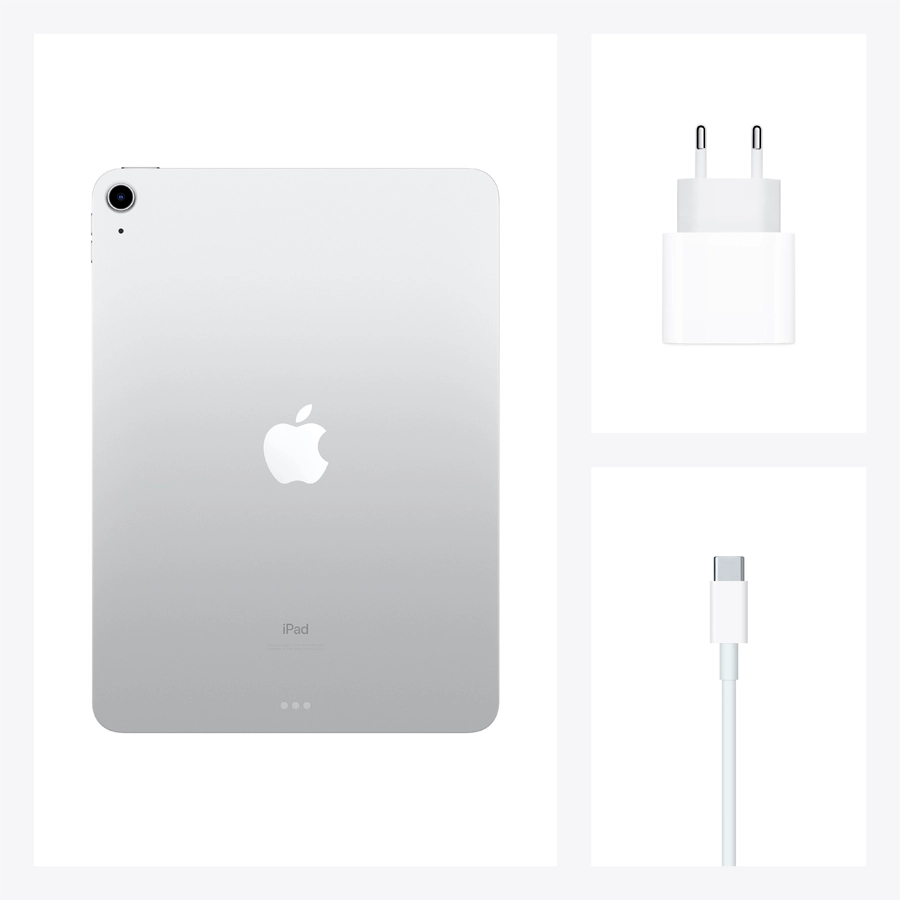 iPad Air 4, 256 ГБ, Wi-Fi, Серебристый
