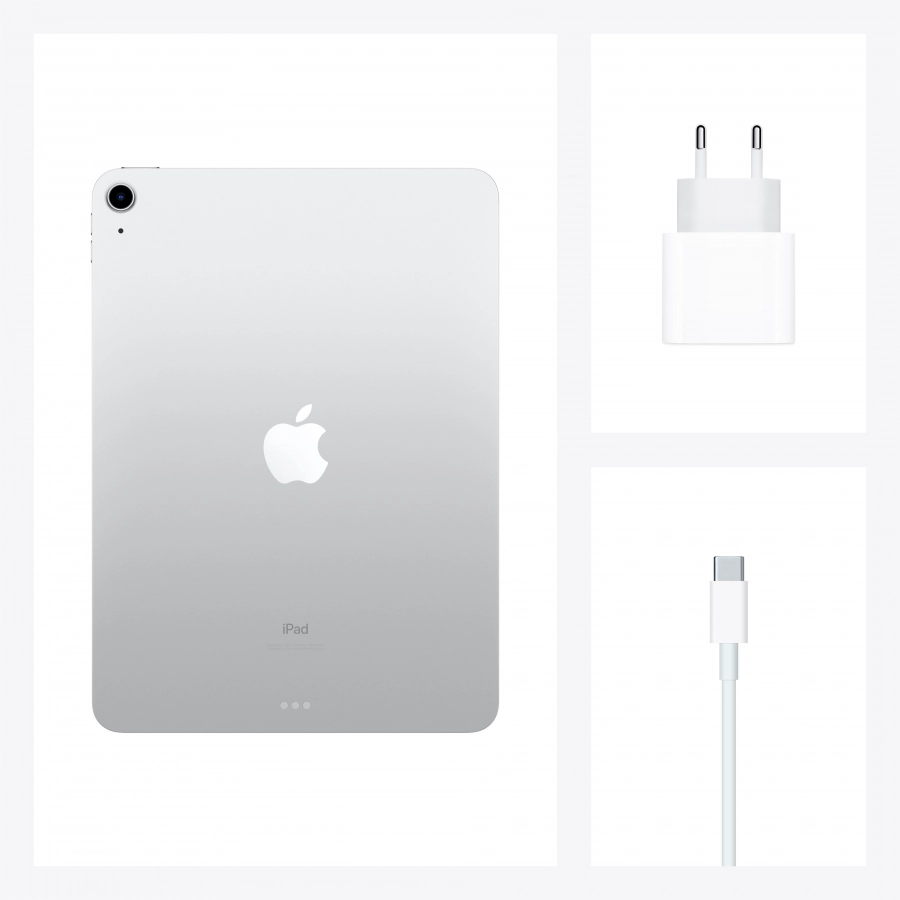 iPad Air 4, 256 ГБ, Wi-Fi, Серебристый