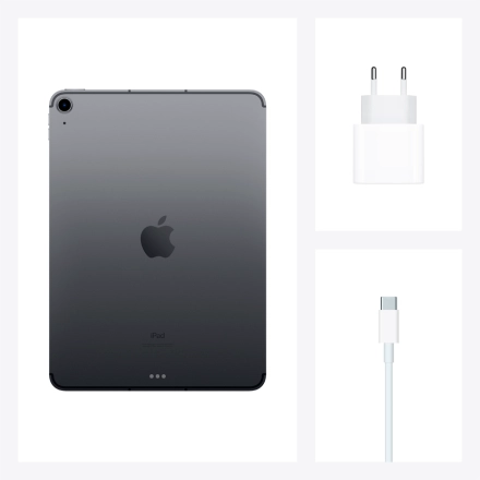 iPad Air 4, 64 ГБ, Wi-Fi+4G, Серый космос
