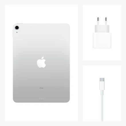 iPad Air 4, 64 ГБ, Wi-Fi+4G, Серебристый