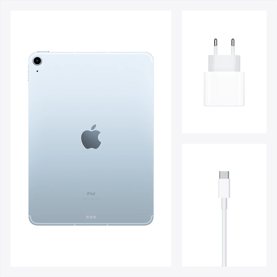 iPad Air 4, 64 ГБ, Wi-Fi+4G, Небесно-голубой