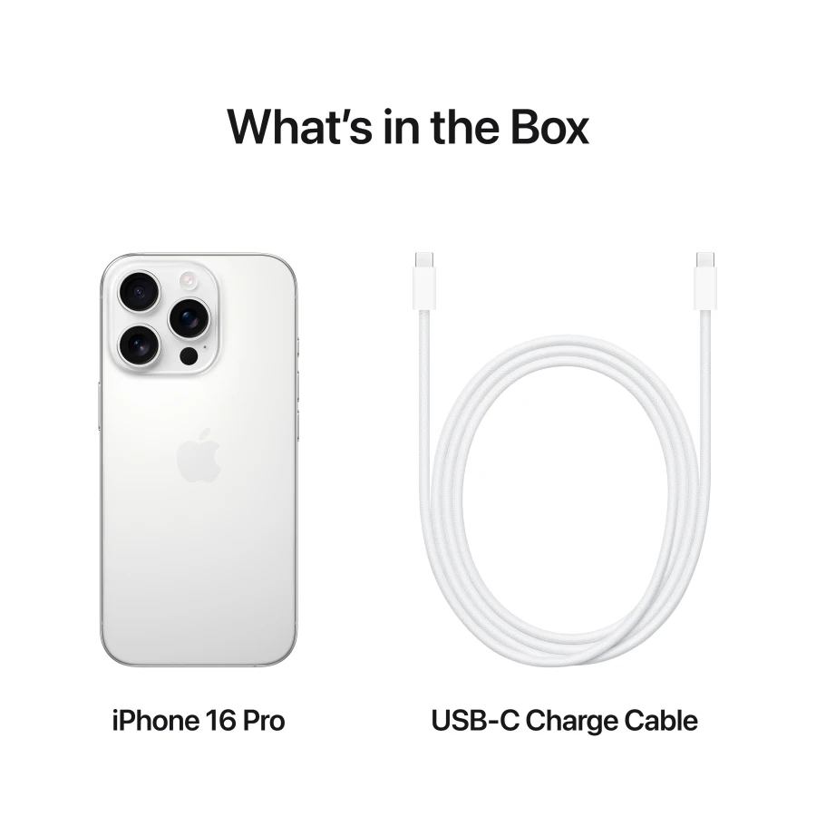 Apple iPhone 16 Pro 256 ГБ White Titanium