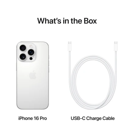 Apple iPhone 16 Pro 256 ГБ White Titanium