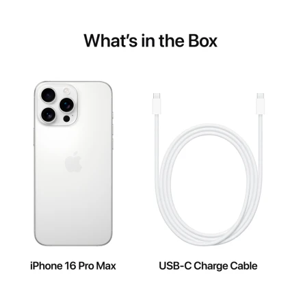 Apple iPhone 16 Pro Max 256 ГБ White Titanium