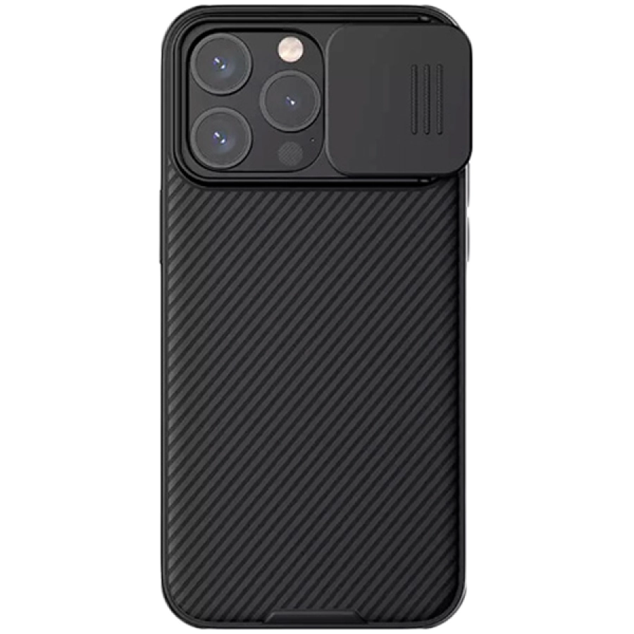 Чехол NILLKIN CamShield Pro для iPhone 15 Pro Max, Чёрный