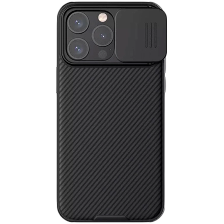 Чехол NILLKIN CamShield Pro для iPhone 15 Pro Max, Чёрный