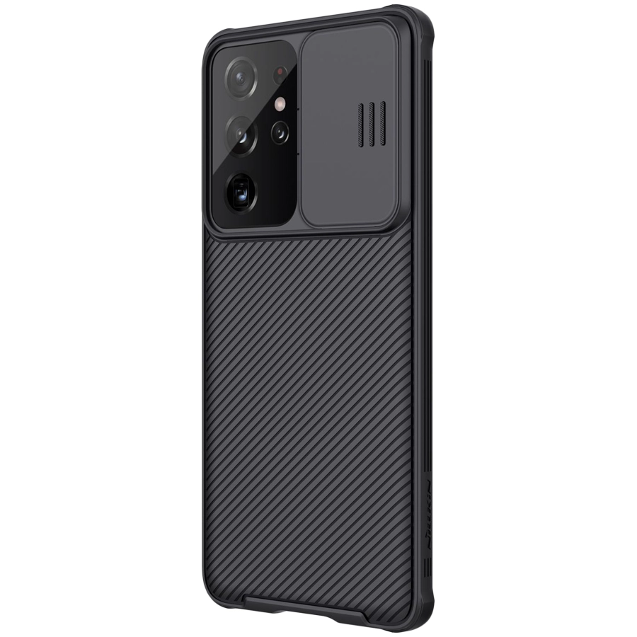 Чехол NILLKIN CamShield Pro для Samsung Galaxy S21 Ultra, Чёрный