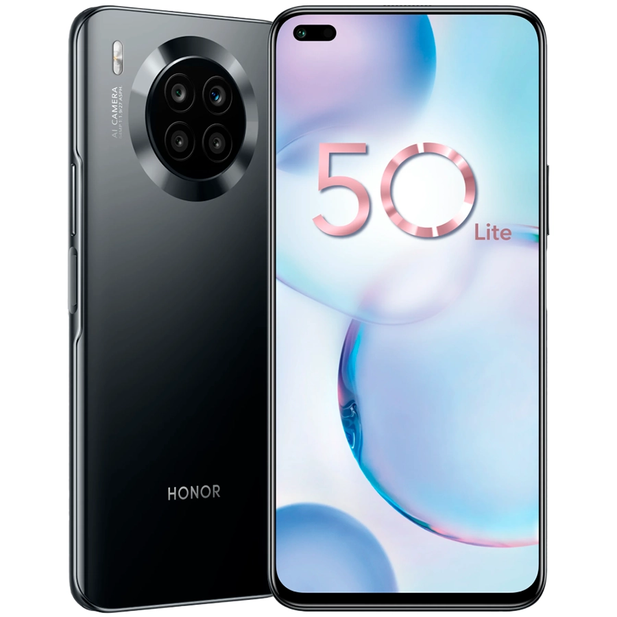 Honor 50 Lite 128 ГБ Midnight Black б/у