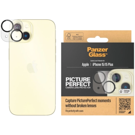 Защитное покрытие камеры PANZERGLASS для iPhone 15 Plus/15