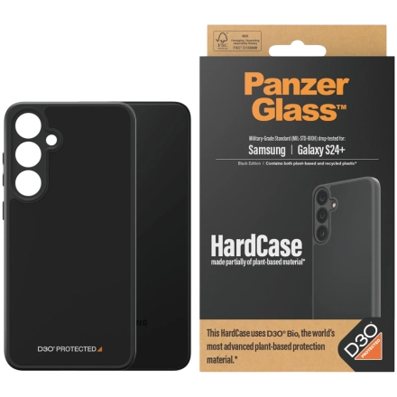 Защитный чехол PANZERGLASS HardCase with D3O для Samsung Galaxy S24 Plus, Чёрный