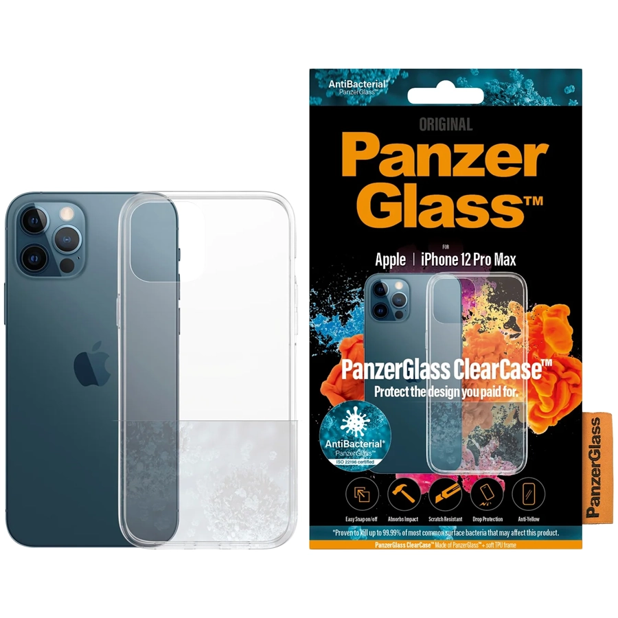 Чехол PANZERGLASS ClearCase для iPhone 12 Pro Max, Прозрачный