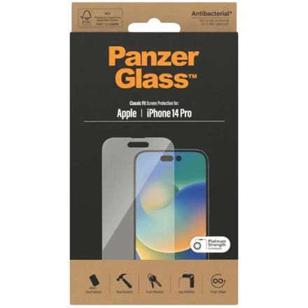 Защитное стекло PANZERGLASS Classic Fit для iPhone 14 Pro