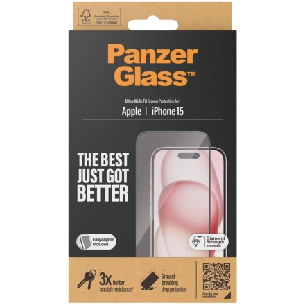 Защитное стекло PANZERGLASS для iPhone 15