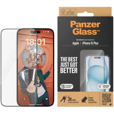 Защитное стекло PANZERGLASS для iPhone 15 Plus