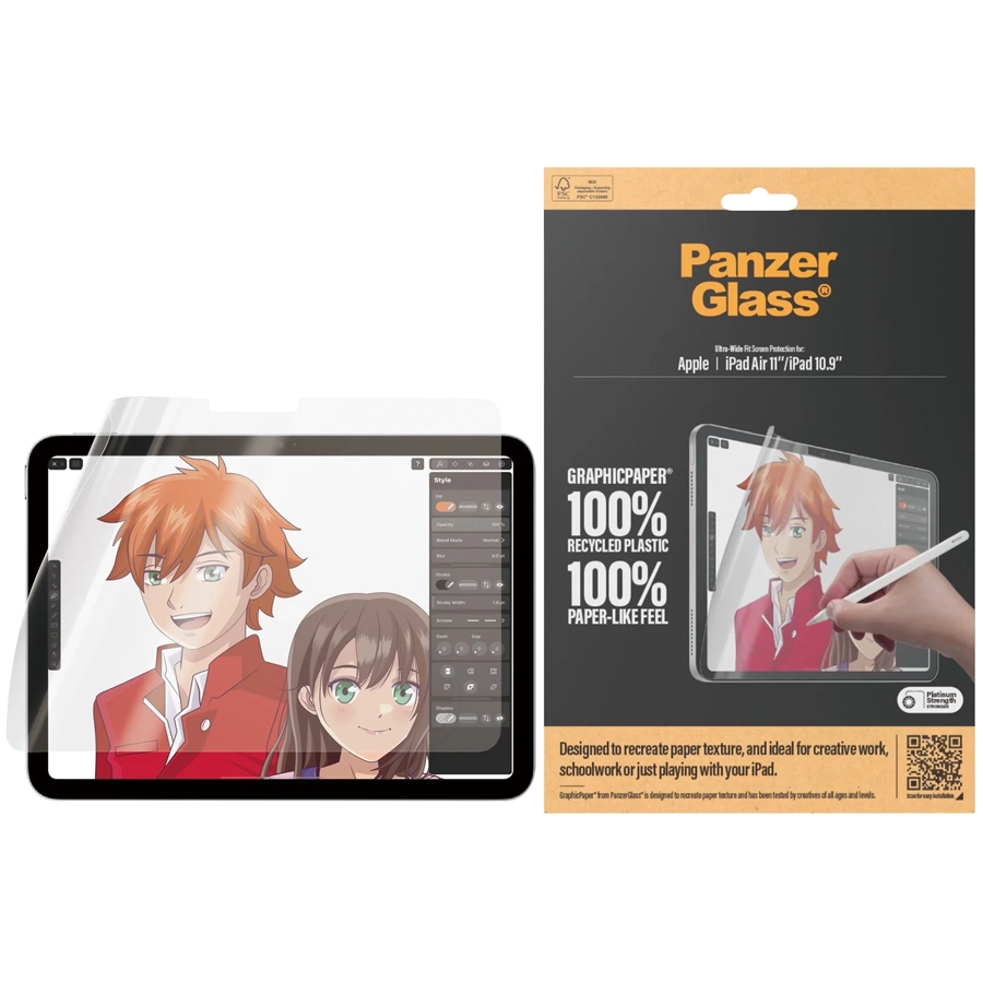 Защитная пленка PANZERGLASS GraphicPaper Screen Protector. Ultra-Wide Fit для iPad (10th generation)/Air 11 (M2)
